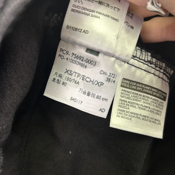 Levi's Jacket Womens XS Trucker Hooded Denim Black Button Casual - Picture 9 of 15